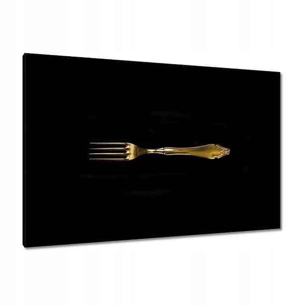 Obrazy 120x80 Zlatá vidlička