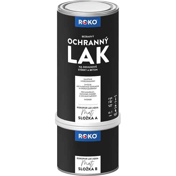 Lak Roko Aqua Mat matný 1 kg