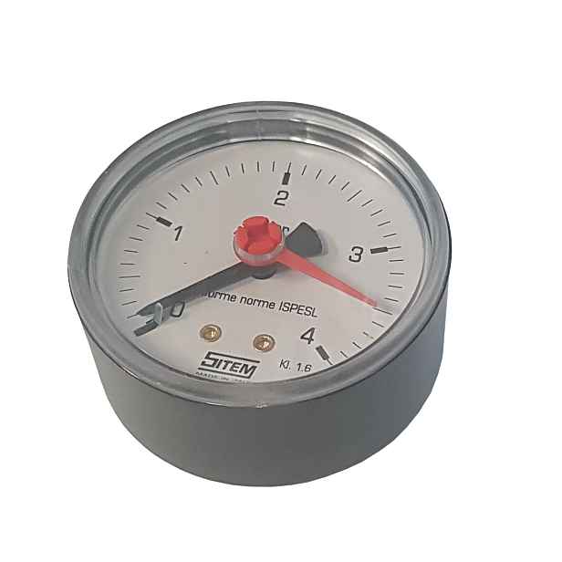 Manometr zadní 63 mm 1/4" 0–6 bar