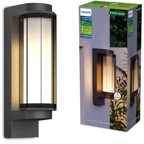 Venkovní Led nástěnné svítidlo Zahradní fasádní lampa IP44 Philips Avendale