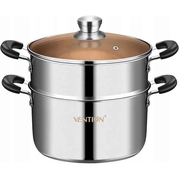 Hrnec na vaření v páře Vention 3,6L 22 cm| Nerezová ocel
