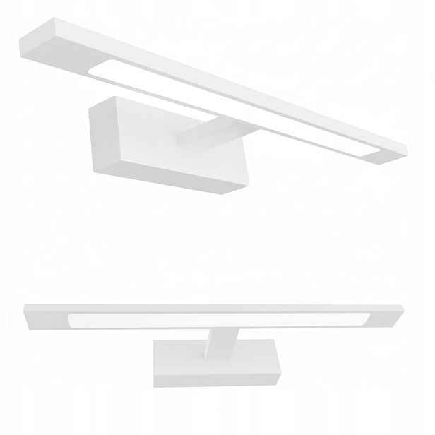 Nástěnné svítidlo bílé do koupelny nad zrcadlo IP44 Klimt 8W 40 cm ML2037 Milagro
