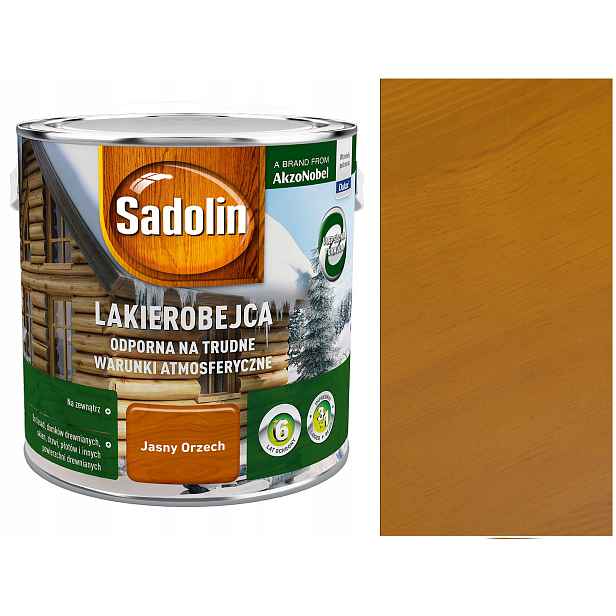 Sadolin Lakovací hmota Odolná Světlý ořech 2,5 l
