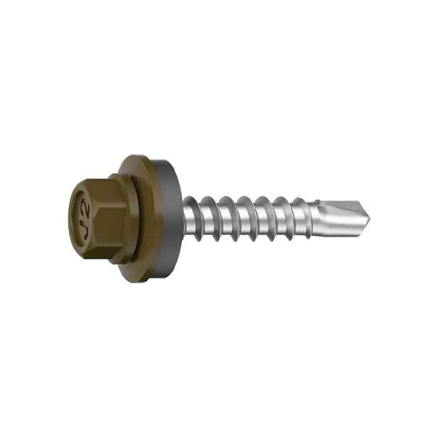 Šroub farmářský Ejot JT2-2 RAL 8017 4,9×35 mm (250 ks/bal.)