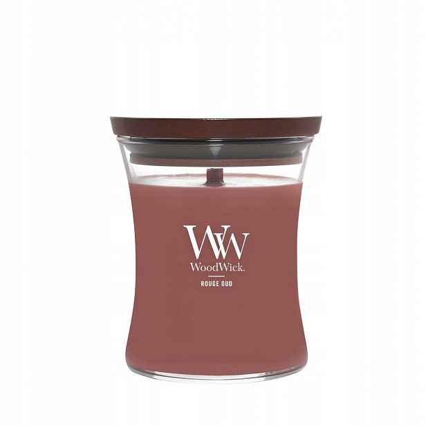 WoodWick Rouge Oud svíčka střední vůně