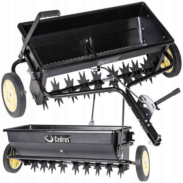 Aerátor traktoru s secím strojem Cedrus s nádobou 81,3 cm 43,5 l