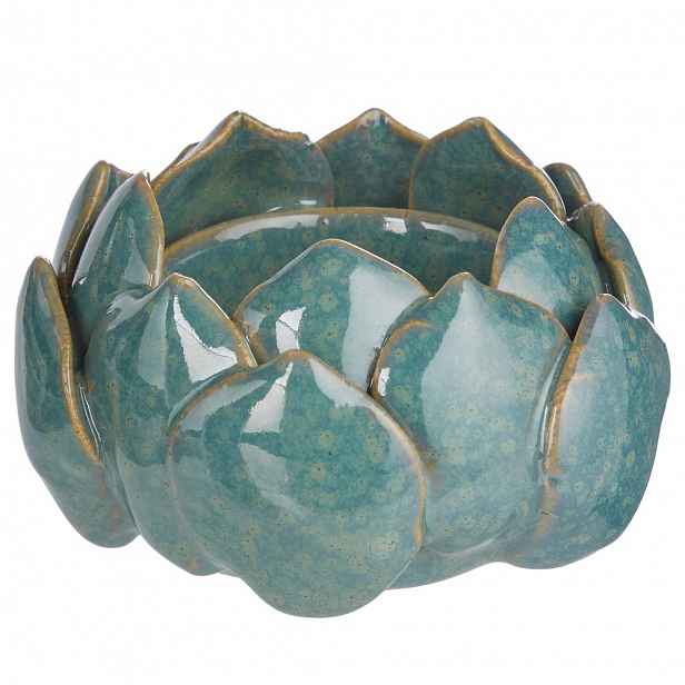 Butlers BLOSSOM Svícen na čajovou svíčku - zelená