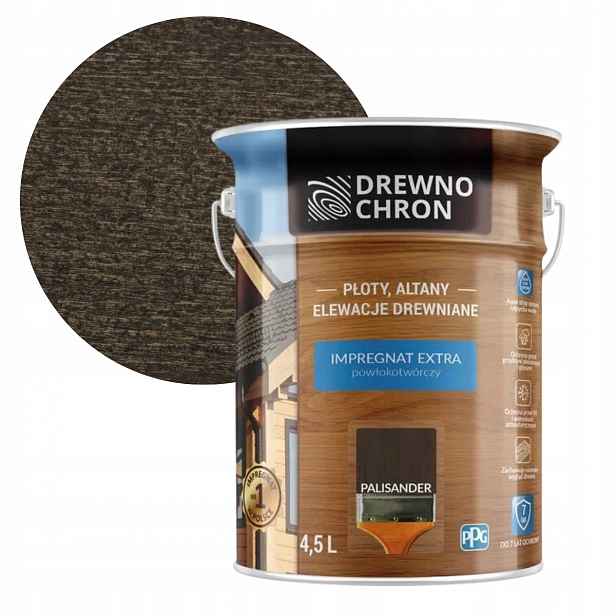 Drewnochron Impregnát Extra 4,5L Palisandr