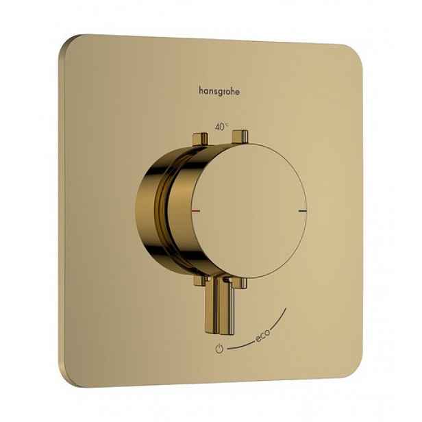 Sprchová baterie Hansgrohe Ecostat Comfort Q bez podomítkového tělesa leštěný vzhled zlata 33712990