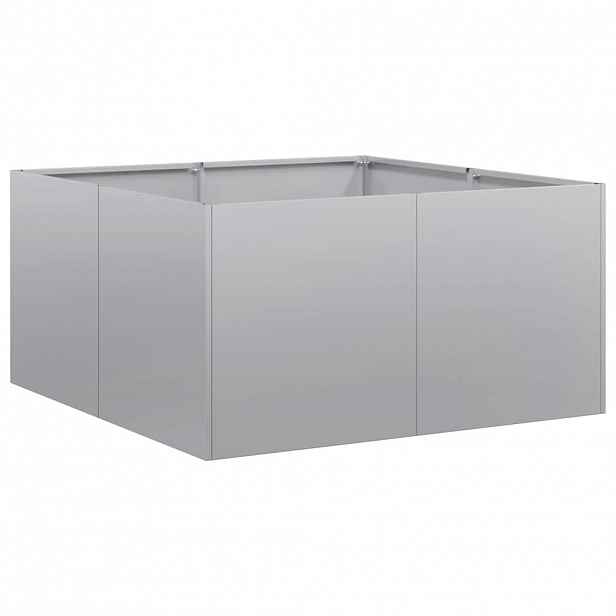 vidaXL Truhlík 80x80x40 cm pozinkovaná ocel