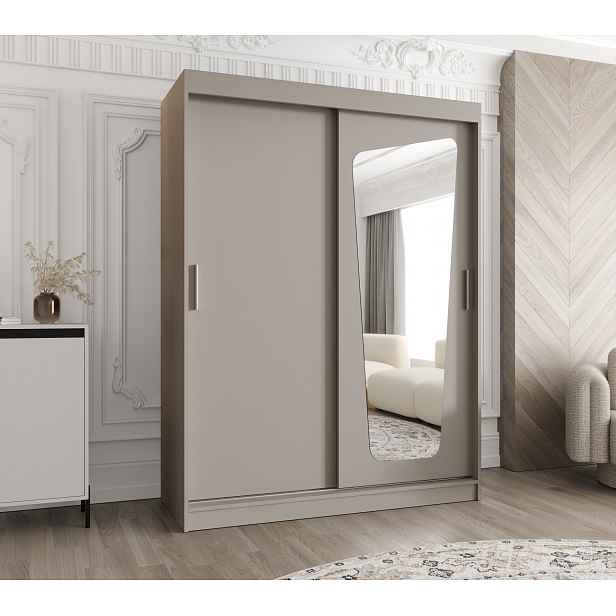 Šatní skříň Abi Moka Rozměry: 150 cm, Barva korpusu + barva dveří: Kašmír + Kašmír