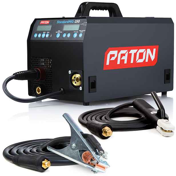 Svařovací Stroj Migomat Paton Standard Mig 250 Mag Mma Tig 230V 250A Alu Puls 3V1