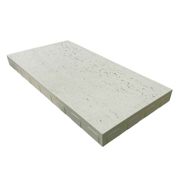 Dlažba betonová PRESBETON VERTO 4 reliéfní slonovinová 300×600×45 mm