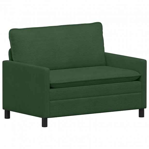 vidaXL Pohovka Jungle Green 126 x 81 x 87,5 cm Textil