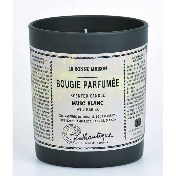 Vonná svíčka Lothantique WHITE MUSK, 160 g