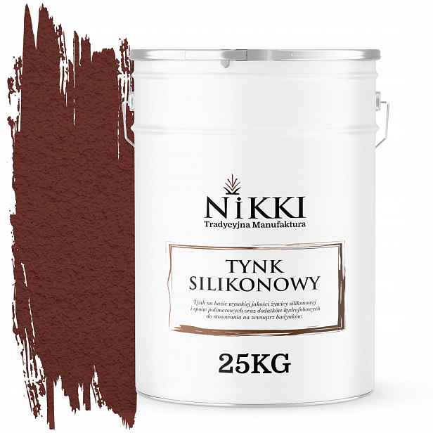 Silikonová Fasádní Omítka Třešňová Ral 3009 25 Kg Beránek Granulace 3.0 mm