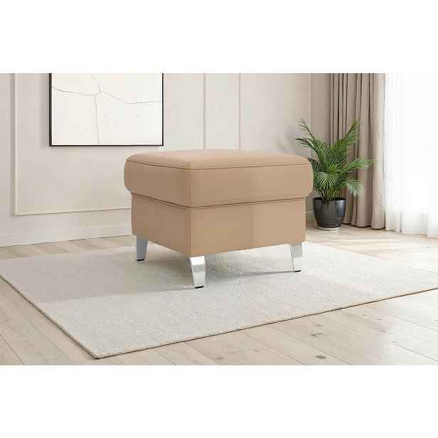 Sit & More TABURET, kůže, 58/48/58 cm