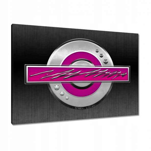 Obrazy 100x70 Fialový vzor Abstrakce