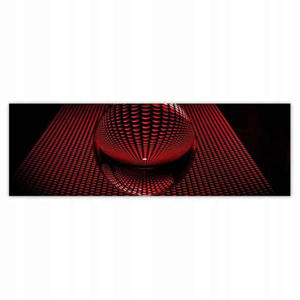 Plakáty 200x66 Červená koule Disco