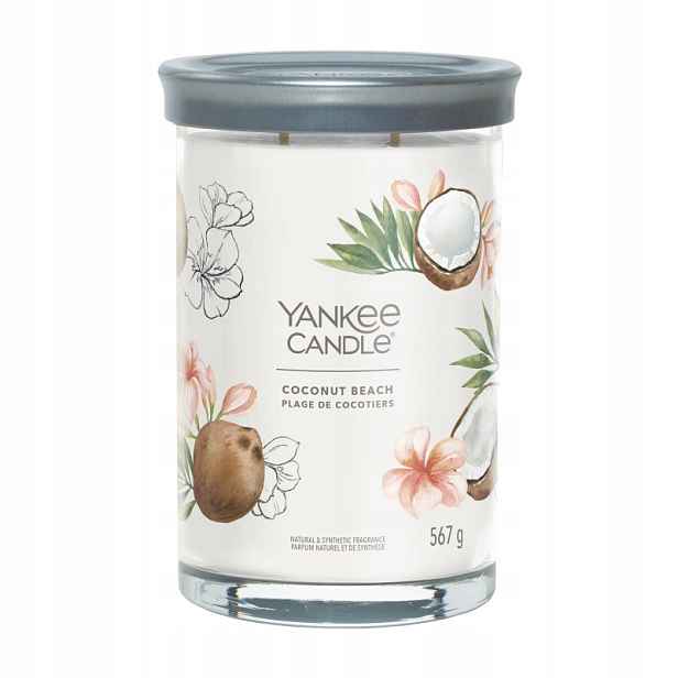 Sklenice na Yankee Candle se 2 knoty Coconut Beach