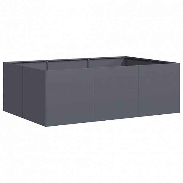 vidaXL Truhlík antracitový 120x80x40 cm ocel