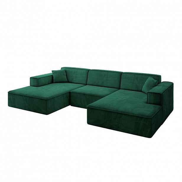 ALTDECOR SEDACÍ SOUPRAVA IREA-U1-v4 – 301 x 165 x 77 cm, zelená