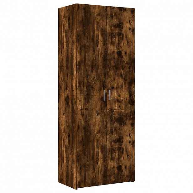 vidaXL Skříň highboard kouřový dub 70 x 42,5 x 185 cm kompozitní dřevo
