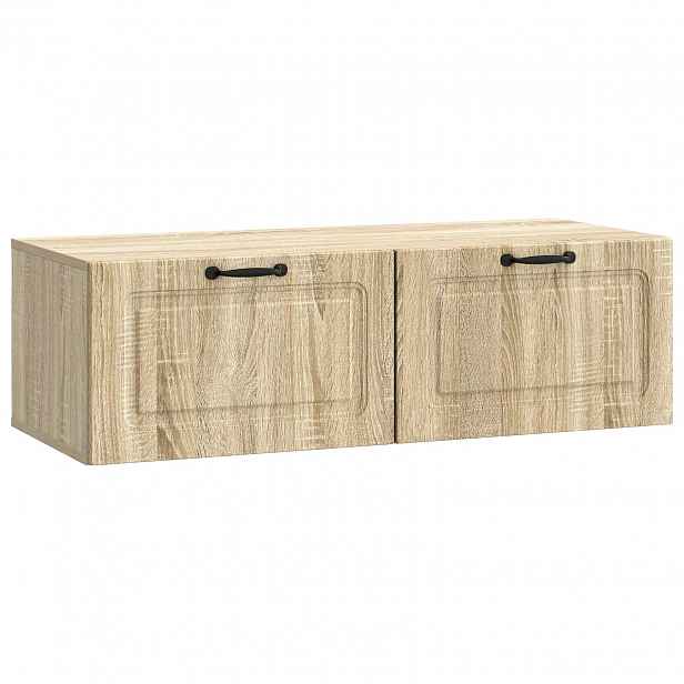 vidaXL Nástěnná TV skříň Dub sonoma 98 x 41 x 30 cm Kompozitní dřevo