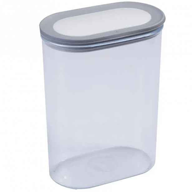 Dóza na sypké potr. grand chef cube 1,6l 164795 šedý/tr