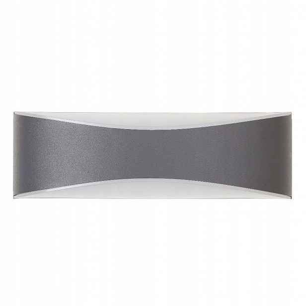 Minimalistická antracitová fasádní lampa