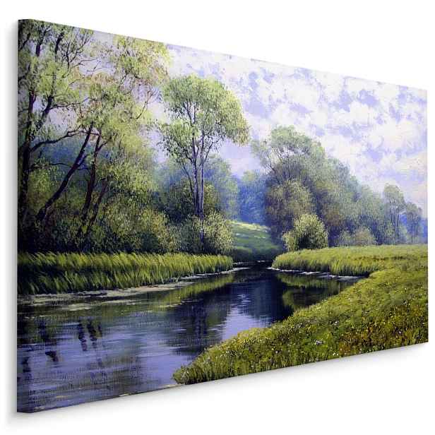 Plátno Řeka V Lese Varianta: 40x30