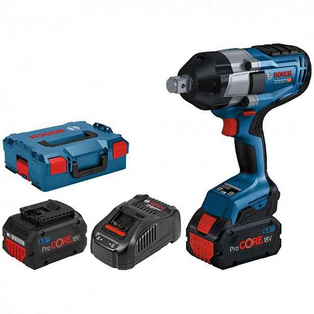 Bosch - 18V AKU rázový utahovák, 2x aku 8,0 Ah, nabíječka 06019J8502