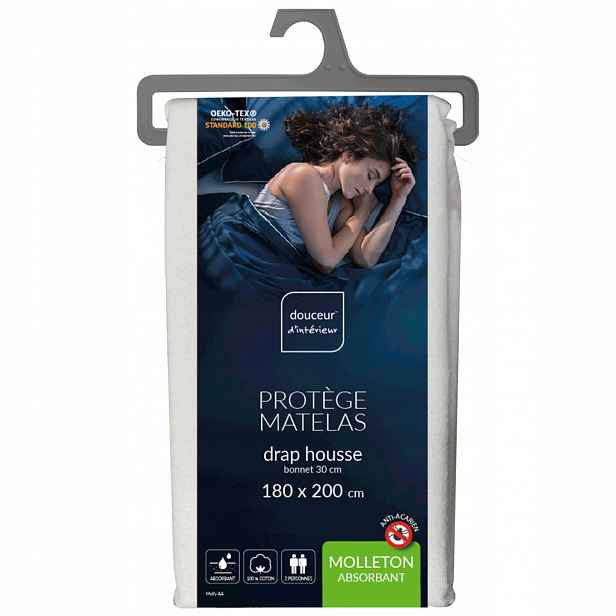 Chránič Na Matrace Bavlna Flanelová 200 X 180 CM S Gumičkou