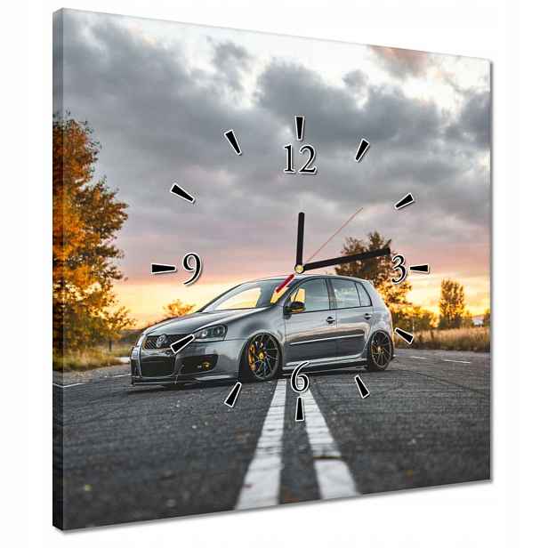Hodiny 40x40 Volkswagen Golf