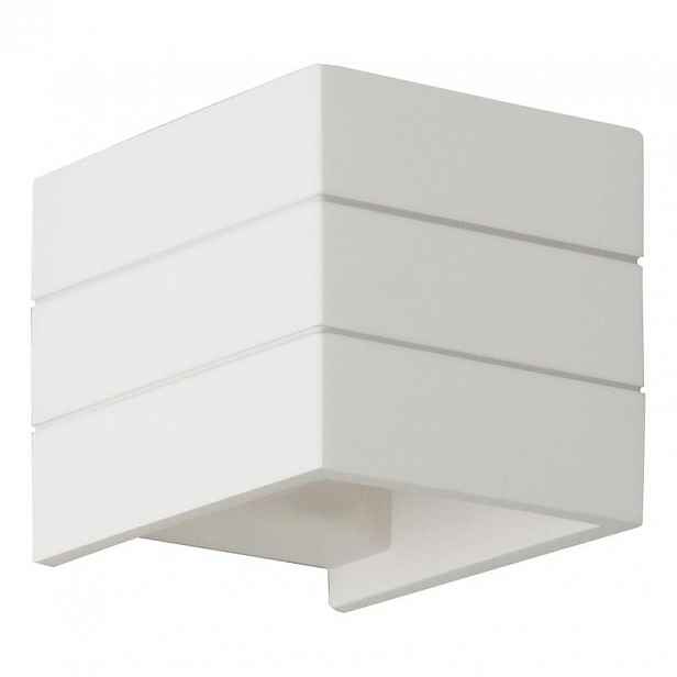 Lampex Bílá nástěnná lampa 701/1 Kris Lampa