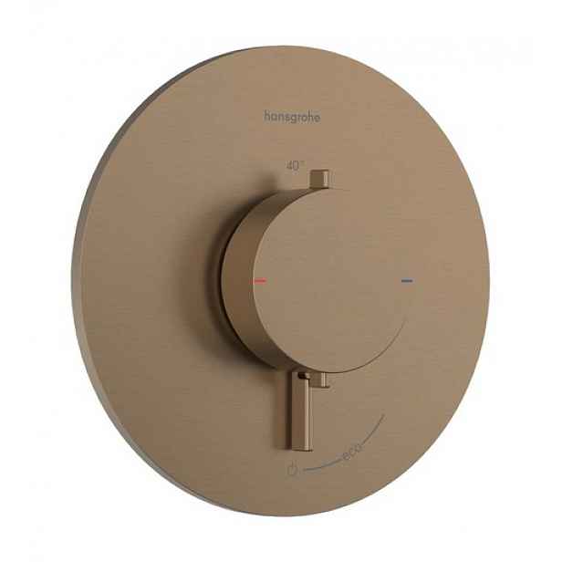 Sprchová baterie Hansgrohe Ecostat Comfort S bez podomítkového tělesa kartáčovaný bronz 33714140