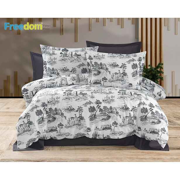 Povlečení Renforce 100% bavlna Softsleep 180×200