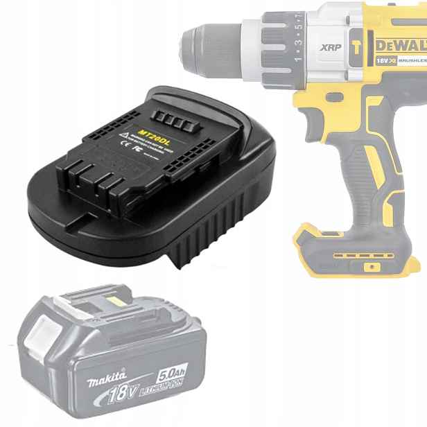 Adaptér Převodníku Z Makita 18V Na Dewalt 18V DW18ML Pro Dewalt Rychlou Montáž