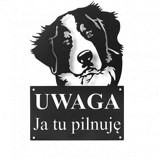 Cedule Pozor Pes Tabule Já tady hlídám Ocel 1,5 mm Grafika P-1