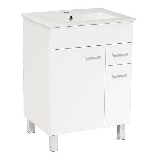 Koupelnová skříňka s umyvadlem Multi 60x46 cm bílá SPPONZA
