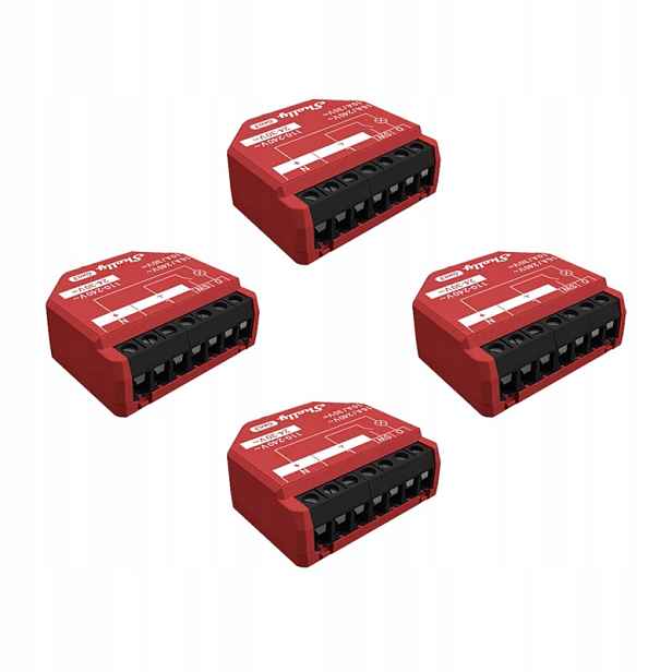 Shelly 1PM GEN3 Sada 4 Ovladačů WI-FI/Bluetooth Pro Smart Home