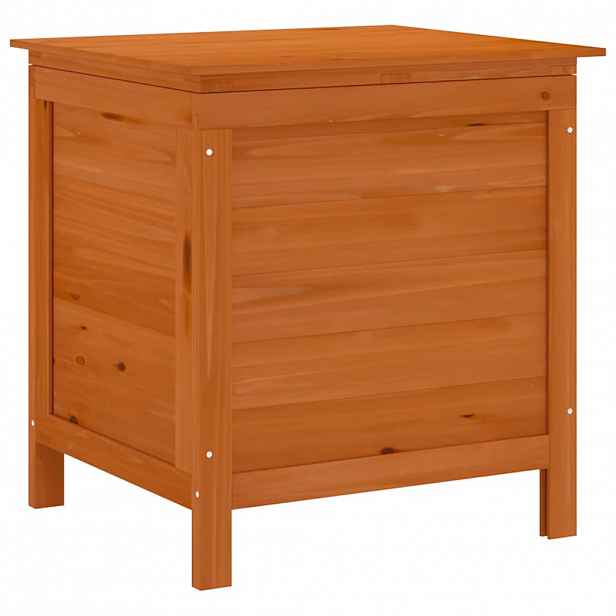 vidaXL Zahradní úložný box hnědý 50x49x56,5 cm masivní jedlové dřevo