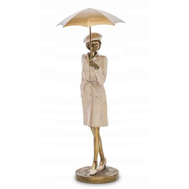 Figurka Elegantní žena – Elegantní dáma s deštníkem Dárek Ozdoba