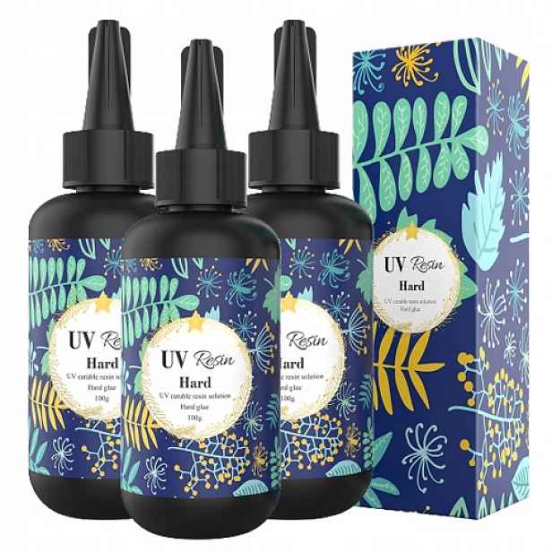 Uv pryskyřice Dekorynka na šperky světlotvrdá resina 100 g 3 ks