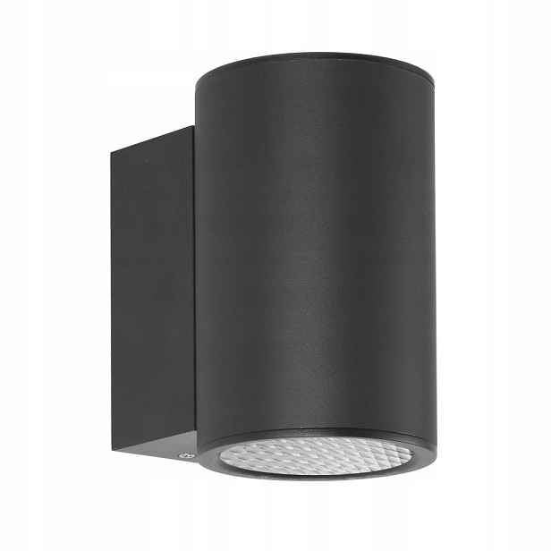 Fasádní svítidlo Led Lenta Černá 15W Teplá bílá IP54 Italux