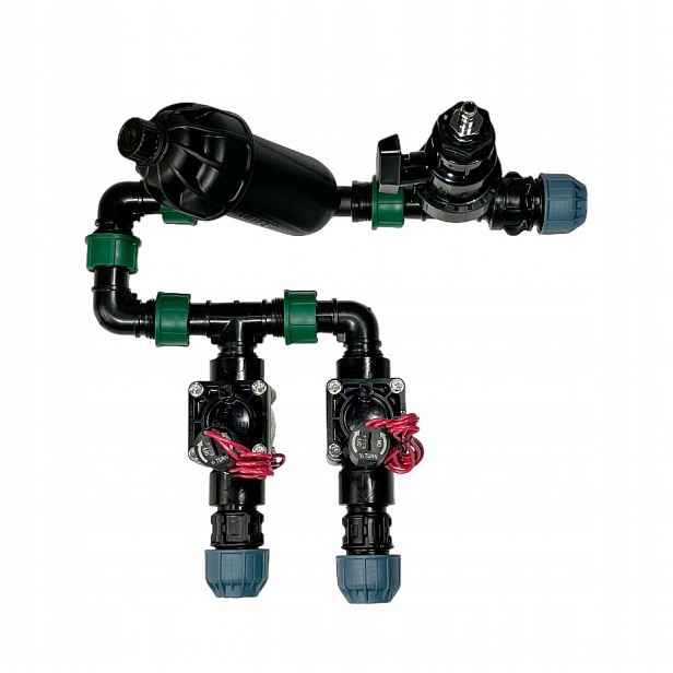 Kolektor 2 sekce Hunter Pgv pro Pe trubku 25 mm Filtr S Odvzdušněním