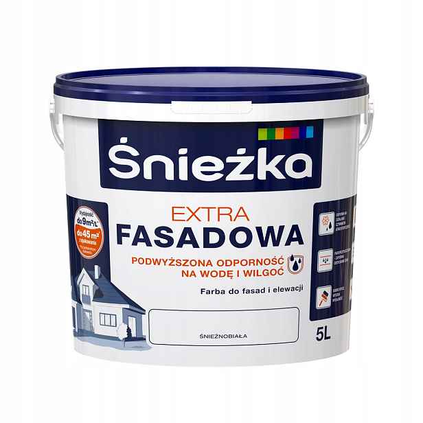 Śnieżka Fasádní bílá 5L