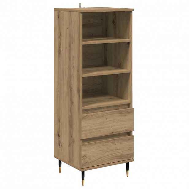 vidaXL Vysoký bufet Artisanový dub 40 x 36 x 110 cm Kompozitní dřevo