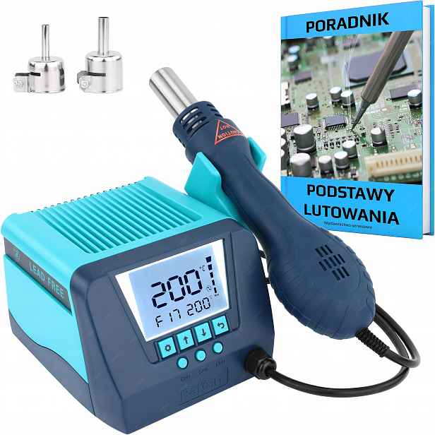 Horkovzdušná Pájecí Stanice Svařovací Stroj Bakon BK880, Návod