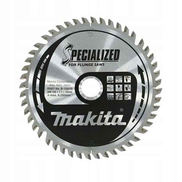 Makita B-33015 pilový kotouč 165mm*20mm 48WZ Hm (old =B-09298)